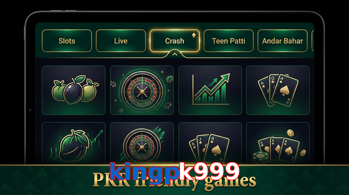 Game list for Kingpk999 games section