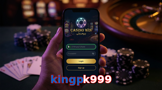 Main screen of Kingpk999 login page for PK players
